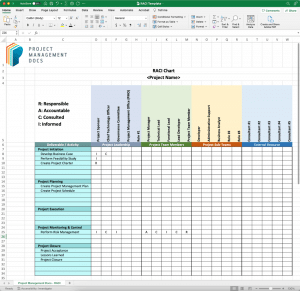RACI Template for Excel